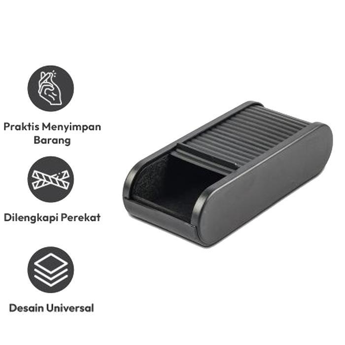 Tempat Koin Kartu Interior Mobil Car Organizer Coin Box Drawer Laci Md013