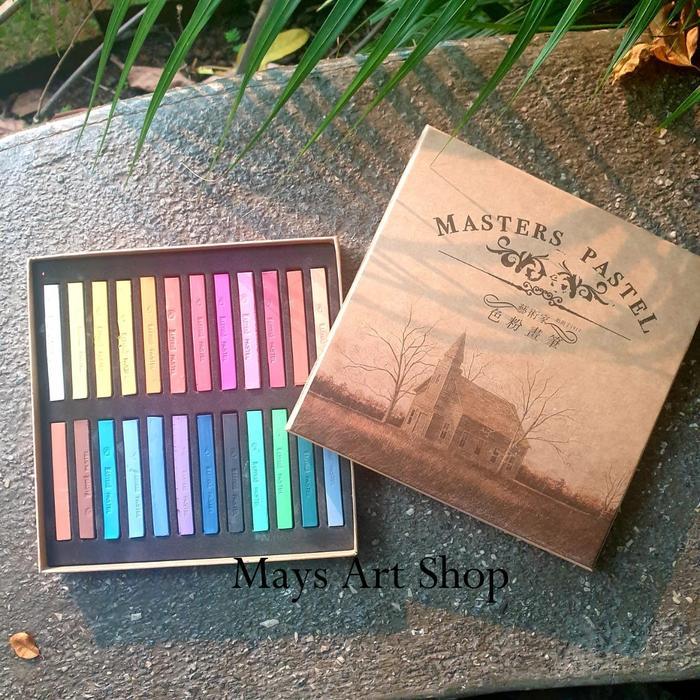 Peralatan Menggamabar Lengkap Maries Master Soft Pastel Set Isi 12 24 36 48 Warna Marie'S Pastel