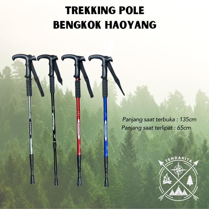 Trekking Pole Haoyang Energia Naturhike Taffsport Tongkat Trekking Tongkat Gunung Tracking Pole
