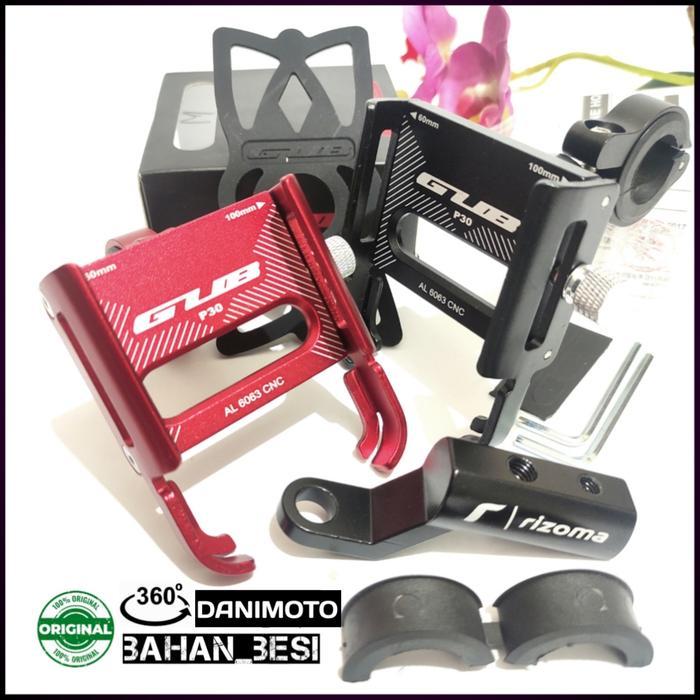 Holder Hp Paket Spion Stang Motor Besi Gub P30 P10 Original Nmax Vario