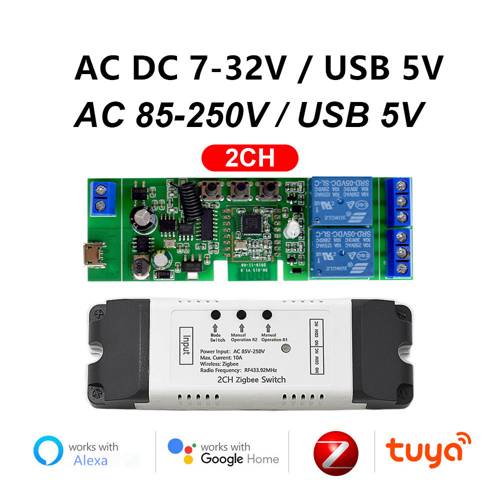 1CH 2CH 4CH 5V 12V 24V 220V ZigBee Relay Module Remote Control