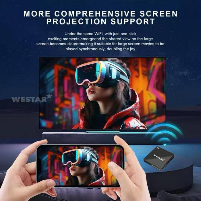 Promo Android Tv Box Westar Hd 4K Smart Easy Media Player Me Original