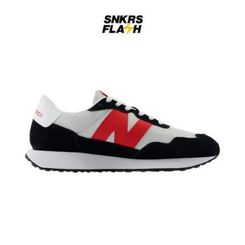 237 White Black Red Sepatu Sneakers Pria - MS237MCR - 44