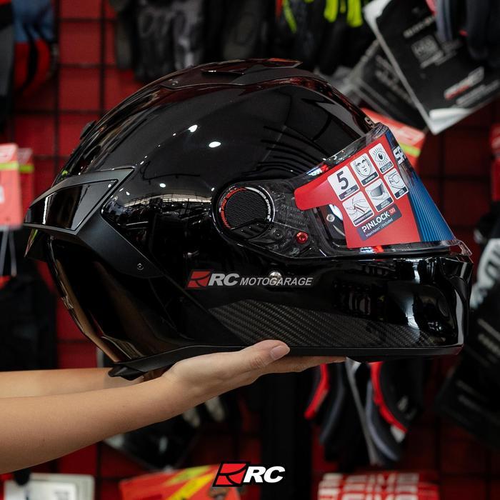 Terbaru Helm Motor Full Face - Spartan Gt Pro Carbon Black Original