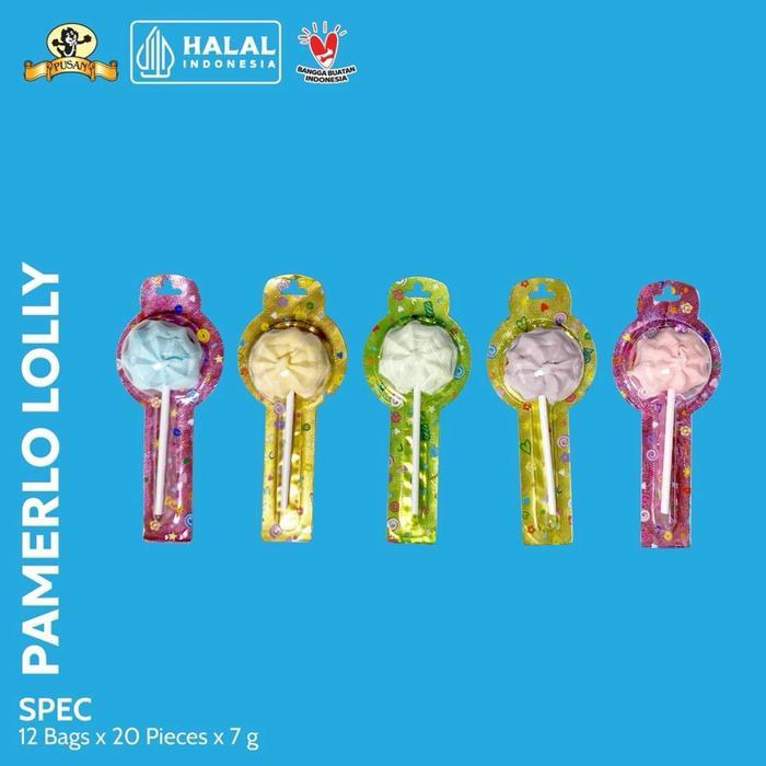 READY PUSAN PAMERLO LOLLY 140gr ISI 20pcs