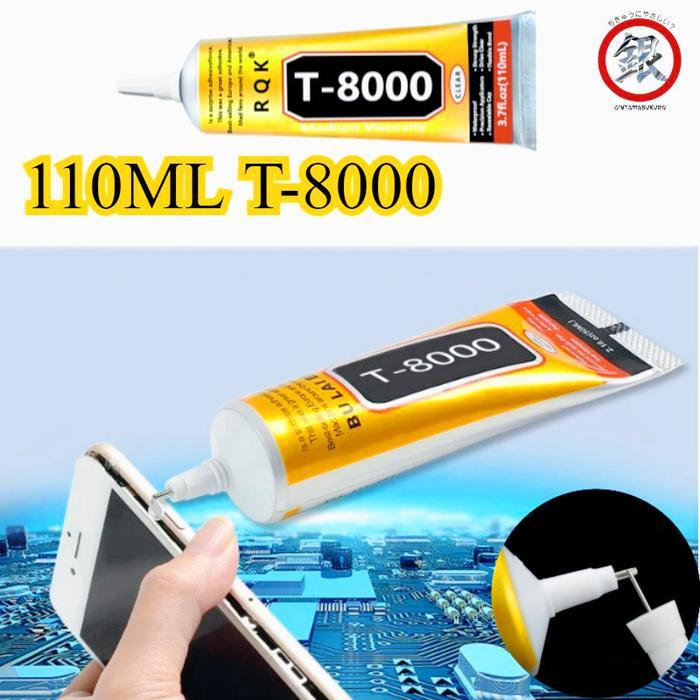110ml Lem T8000/Touchscreen Premium Perekat/ Lem Lcd Touchscreen/Perekat Bening LCD /Touchscreen Lem