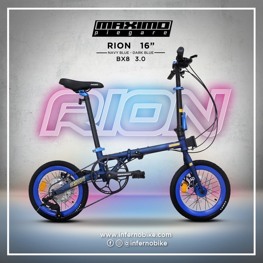 Sepeda Lipat 16'' Maximo Piegare Rion BX8