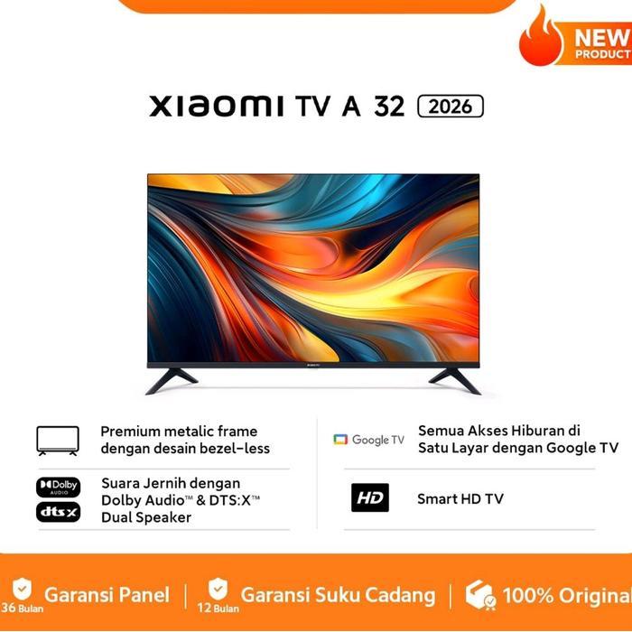 Komplit Xiaomi Google Tv 32 Inch A Series Xiaomi Mi Tv 32" Smart Tv 32 Inch Xiomi Digital Tv [Kode