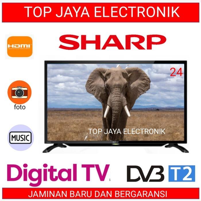 TV DIGITAL SHARP 24 INCH/LED TV SHARP 24 INCH/SHARP DIGITAL TV 24 INCH - DUS dari Pabrik, Tanpa Brek