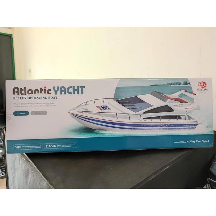 Henglong RC Atlantic Yacht Boat Remote Control Luxury Racing Boat 3837