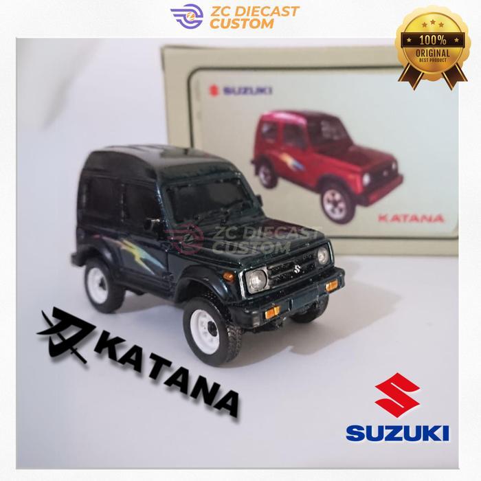 TERBARU Diecast Mobil Suzuki Katana Skala 1:43 Miniatur Katana, Replika Katana