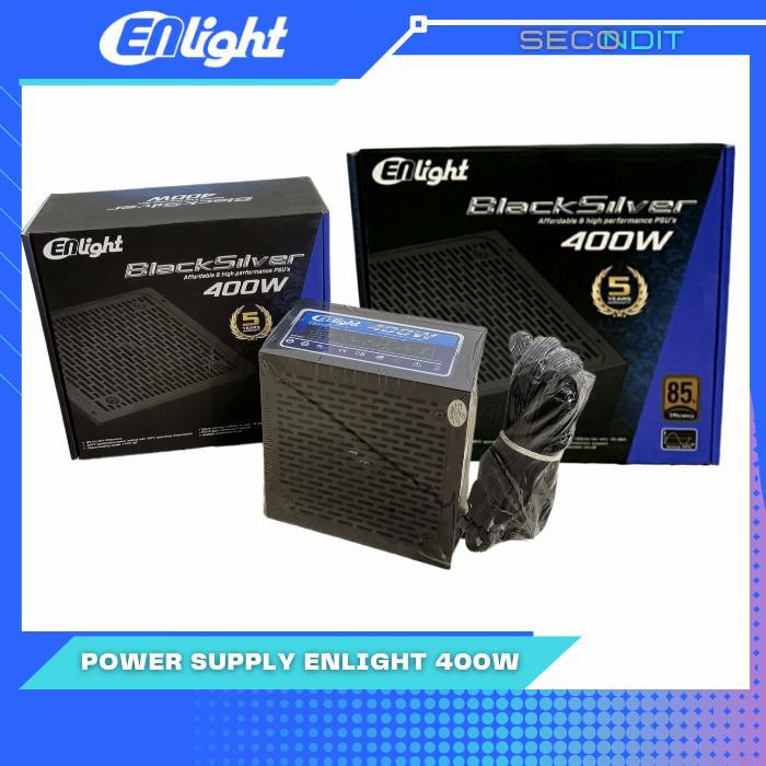 Power Supply 400 Watt Enlight 80+ Bronze 400Watt Psu