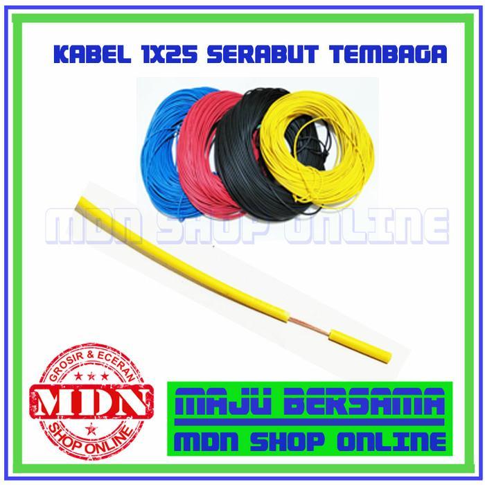 Kabel 1X25 Serabut Tembaga 1 Rol 80 Meter