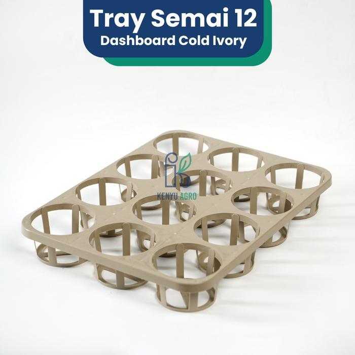 Kenyuagro Tray Semai 12 Lubang / Pot Tray Bunga Anggrek / Tray Pot Semai Aglonema Kaktus Sukulen