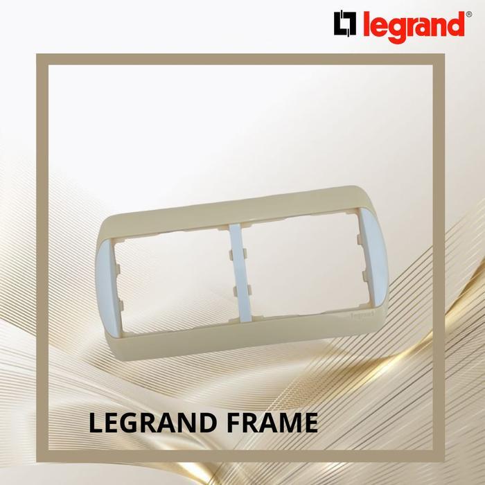 LEGRAND FRAME 2 GANG - GOLD PROMO