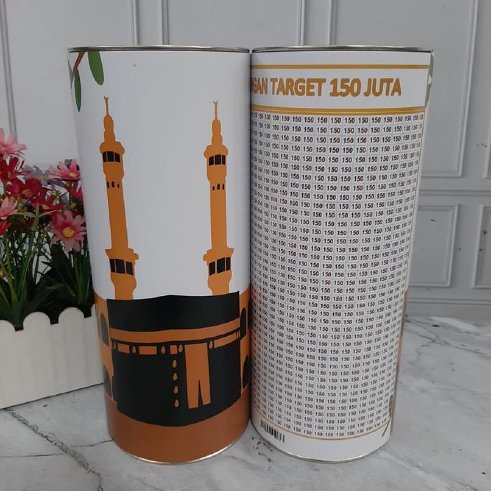 Promo Celengan Target Plastik Jumbo Xxl 150 Juta 200 Juta Permanen Tabungan Target Setahun 30 Juta