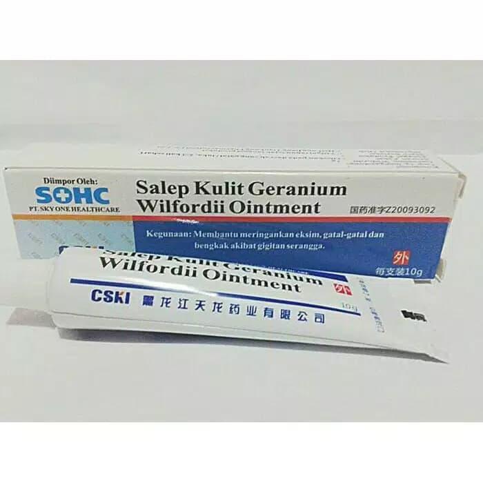 Salep Kulit Geranium Wilfordii Ointment Salep Eksim Gatal Bengkak
