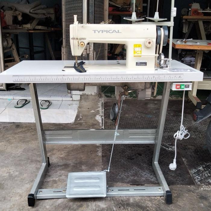 Mesin Jahit Merk Typical Import type baru GC 6150 - Meja + Kaki + Dinamo sec (Fullset)