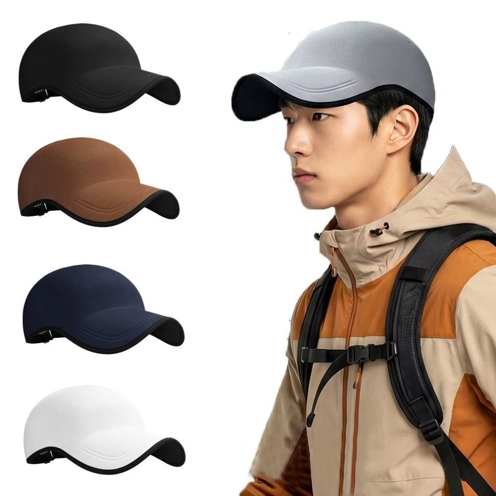 Portable Quick Drying Seamless Baseball Cap Packable Sun Hat Comfortable UV Protection Causal