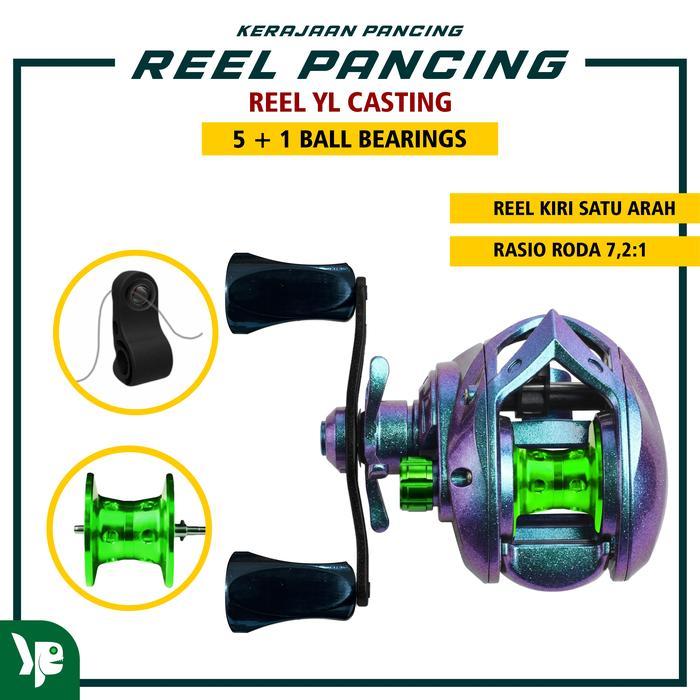 KERAJAAN PANCING Reel Pancing YL Series Casting Premium Katrol Korekan Fishing Reel YL