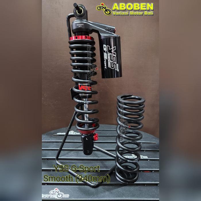 YSS G-Sport Smooth Black Series ( Matic Single Shock. - 340mm