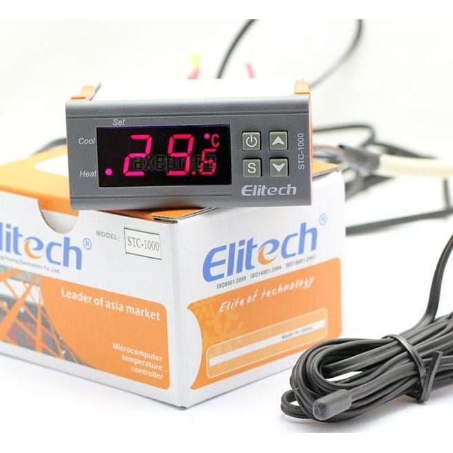 Digital Thermostat Elitech Stc-1000 Original Thermometer Stc1000