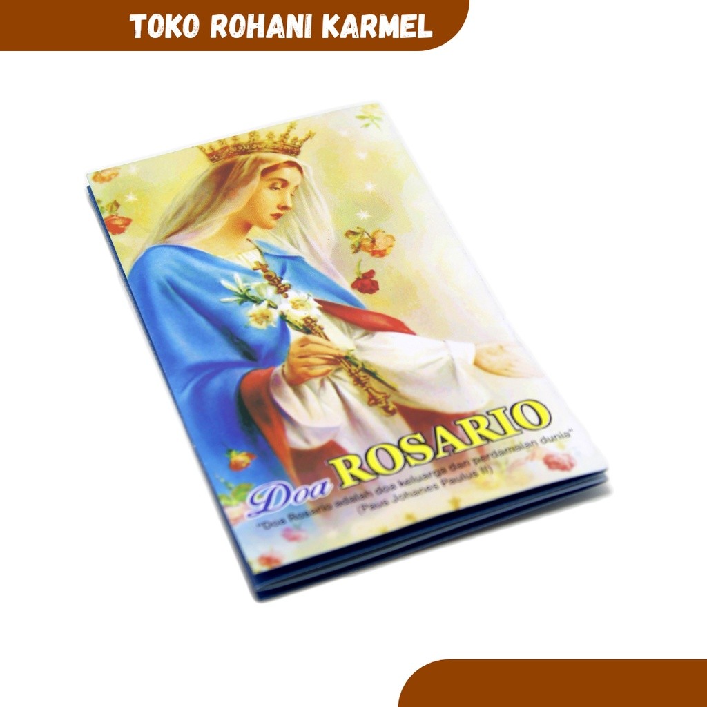 Kaplet Doa Rosario / Buku Doa Rosario / Lembar Doa Rosario Katolik
