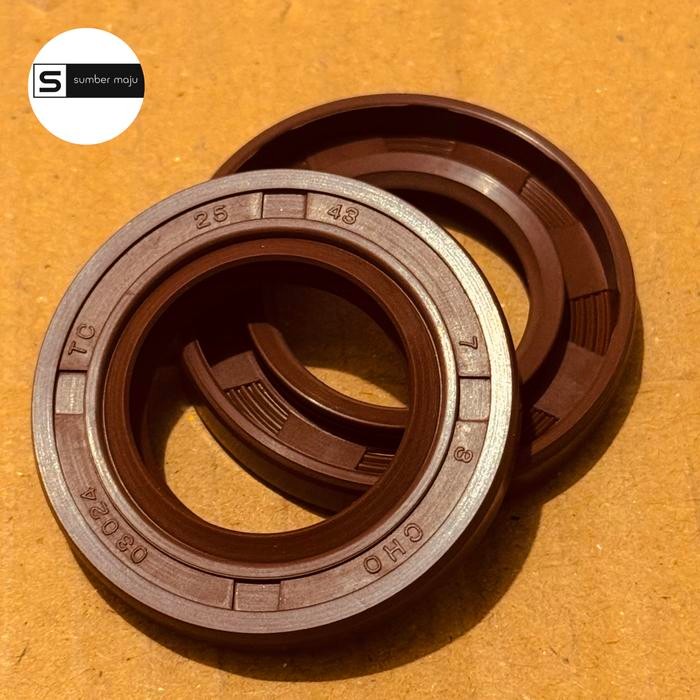 Ready Oil SEAL TC 25*43*7 VITON TC 25X43X7 FKM TC 25 43 7 TAHAN PANAS