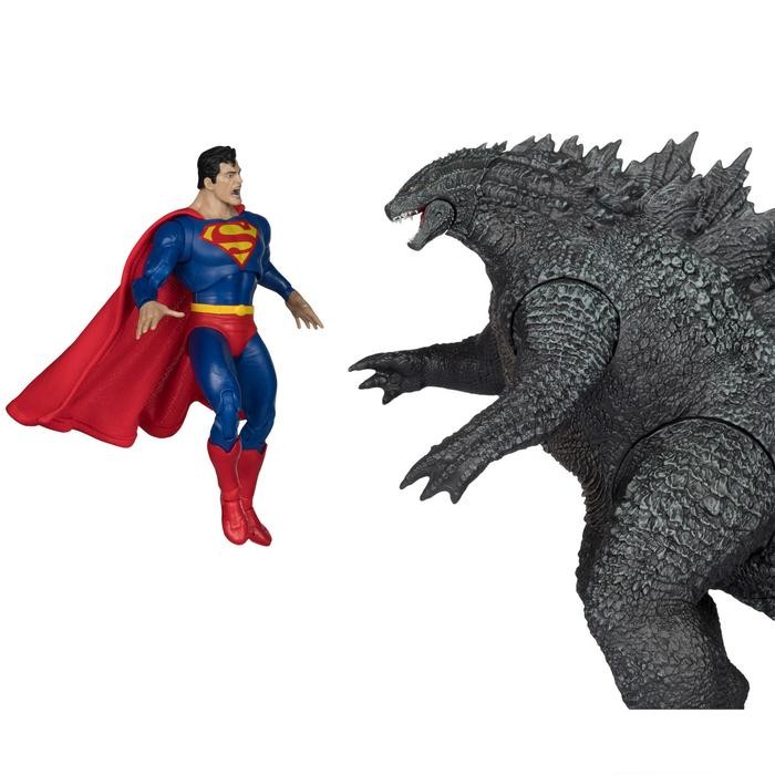 Siap Kirim McFarlane Toys Superman vs. Godzilla (Justice vs. Godzilla vs. Kong) 2-Pack