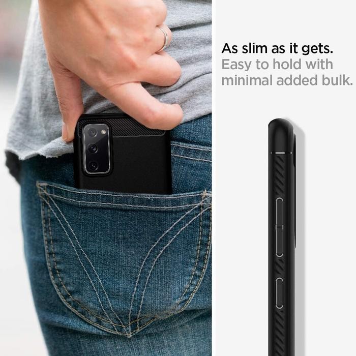 Case For Samsung Galaxy S20 Fe Spigen Rugged Armor Softcase For Carbon Casing