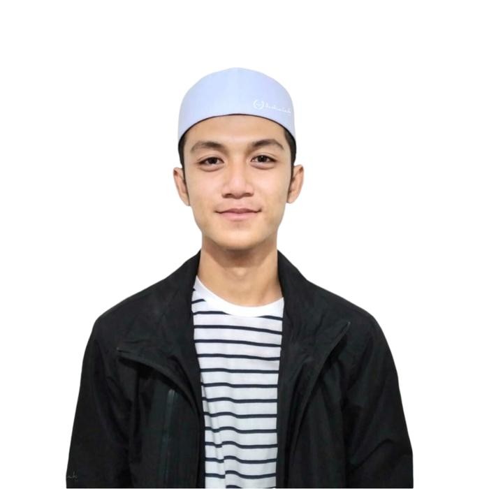 SIAPKIRIM Peci kopiah malaysia asli import thailand putih Polos - Ecer READY STOCK