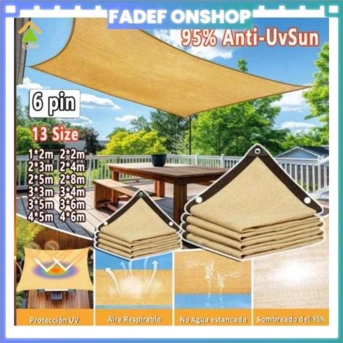 Jaring Paranet 95%/Paranet Anti-UV /Paranet Nilon/ Paranet 95% 1 Roll /Jaring Paranet Tebal Outdoor