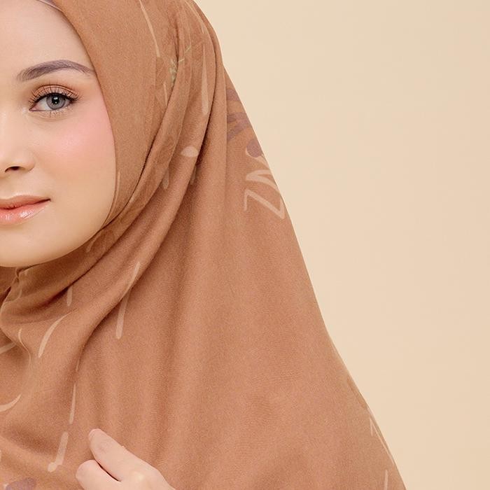 tvkj- Zm Zaskia Mecca - Hijab Syari Kava Sunset Scarf Kerudung Segi Empat