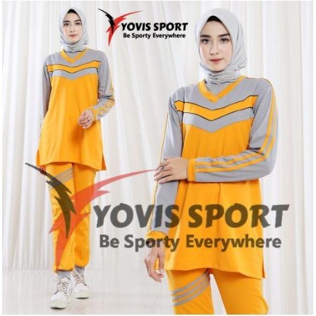 ow1p- Setelan Muslim Jogger/ Celana/Sporty