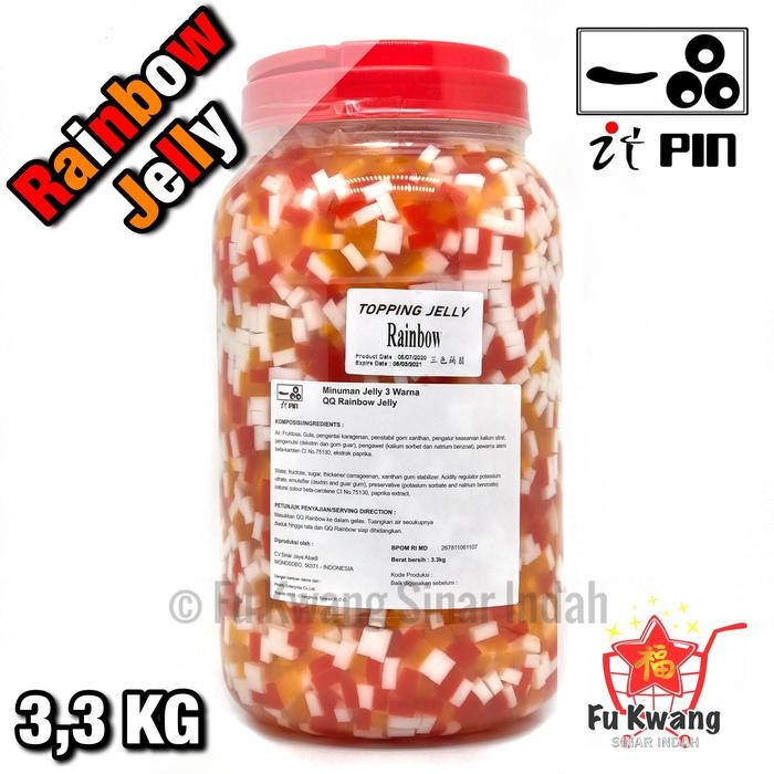 Rainbow Jelly Topping It Pin