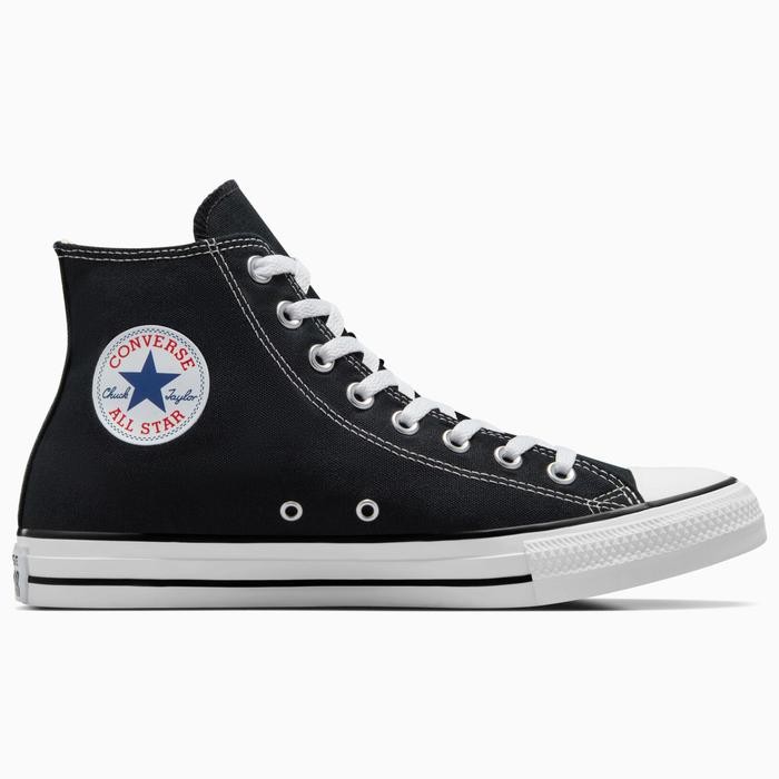 Sepatu Sneakers Converse Chuck Taylor All Star High Black White M9160C