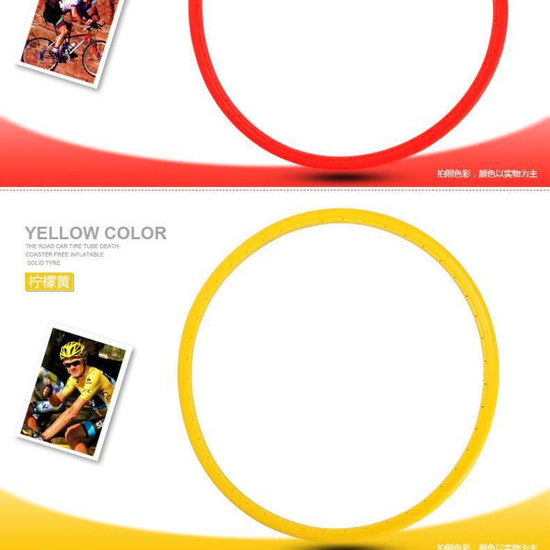 Bike Solid Tire 700x23C Road Bike Cycling Tubeless Tyre Wheel Puncture-proof Free inflatable Bicycle