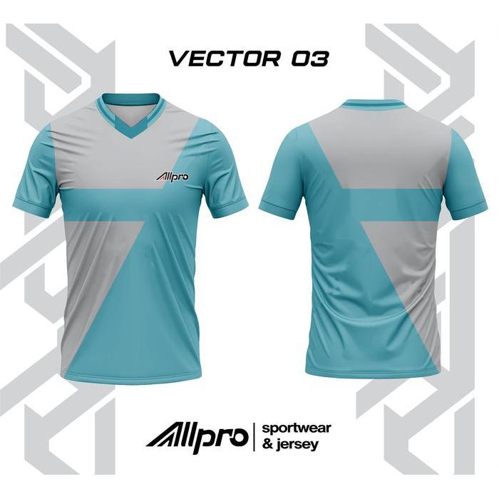 ORIGINAL PRO Kaos Sport Jersey PingPong Badminton Seri Vector 03 Nyaman READY STOCK