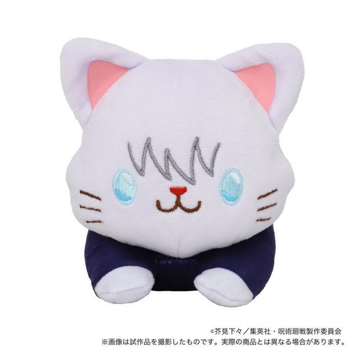 STOK TERBATAS  JUJUTSU KAISEN WITHCAT PLUSH WITH EYE MASK -NESOBERI- FUSHIGURO MEGUMI GOJO