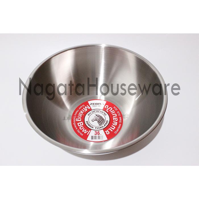 Murah Mangkok Stainless / Mangkuk Stenlis / Mangkok Zebra Mixing Bowl Zebra 135036 Terlaris