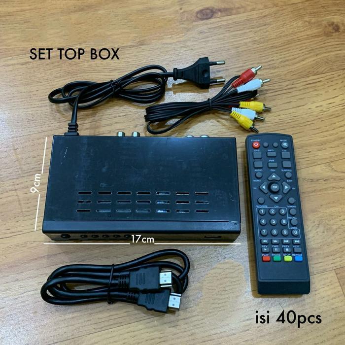 PROMO SINTE Receiver Set TOP BOX DVB T2 STB Alat Siaran TV Analog ke Digital TERBARU