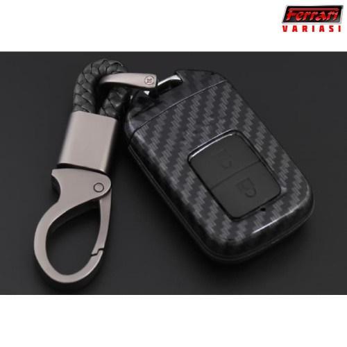 Cover Pelindung Kunci Mobil Honda Jazz 2014 Bahan Carbon