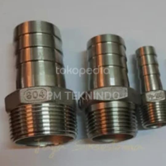 Hose Nepel / Nepel Selang Stainless Ss304 Drat 2"Inch
