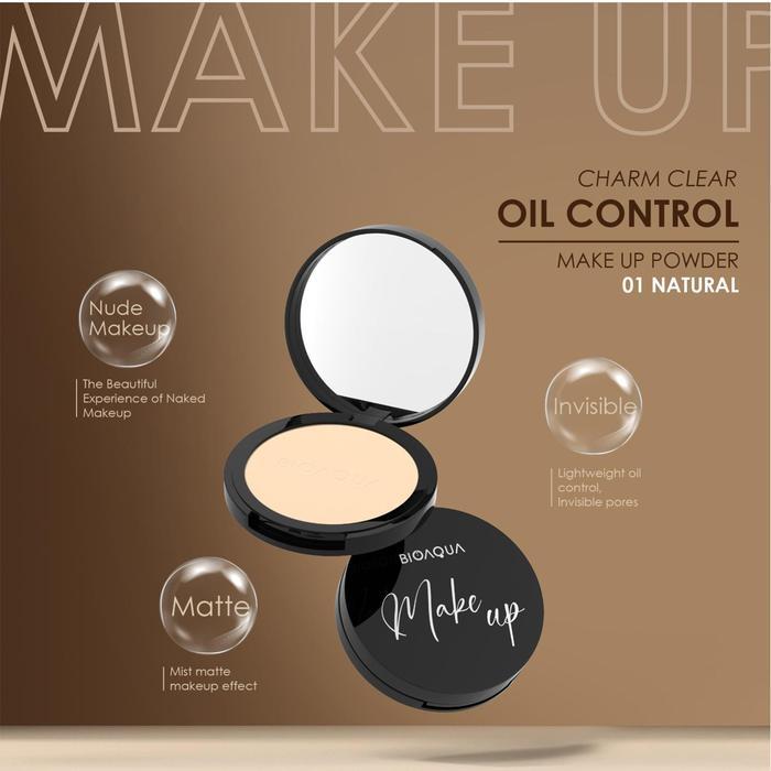 Nasywa- Yurizumi - Bioaqua Bedak Padat Glowing Bebas Minyak Anti Air Dan Tahan Lama Bioaqua