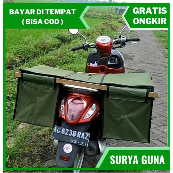 TAS MOTOR SCOOPY TAS MOTOR UNTUK JUALAN ANTI AIR TAS OBROK SURYA GUNA