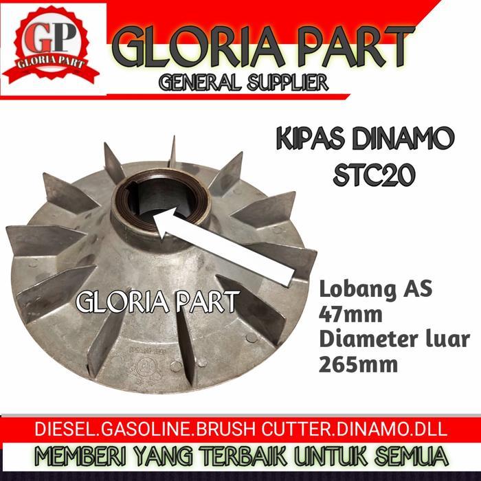 Dinamo/Alternator Stc20 Kipas Aluminium Original