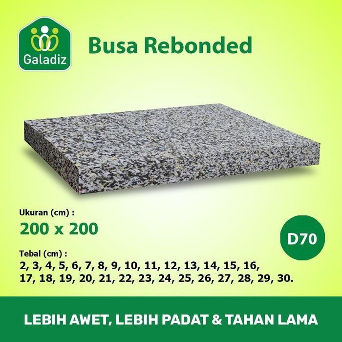 Busa Rebonded / Rebonded Foam / Matras Density 70 Uk 200 x 200