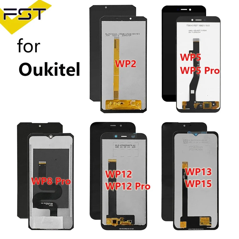 Original LCD Oukitel WP5 Pro LCD Display Touch Screen Digitizer Assembly For Oukitel WP21 WP8 WP26 W