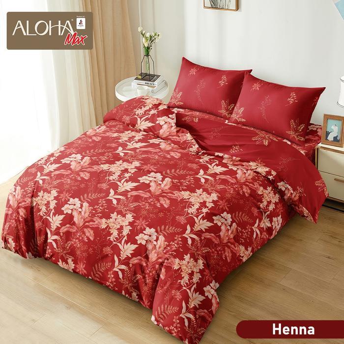satu set bed cover 180x200 aloha / bed cover set aloha uk 180x200