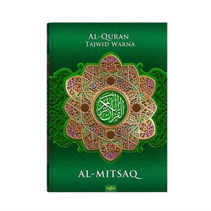 Sedia Al-Qur'an TILAWAH Al-Mitsaq A4 HC Alquran Tajwid Warna Huruf Besar-Besar bisa Cocok Untuk